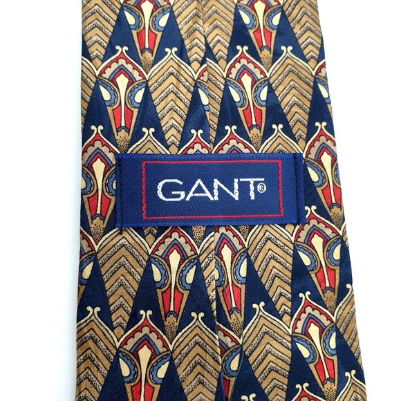 Gant Mens Necktie Designer Retro Accessory Office Work Casual Dad Gift - Picture 5 of 5